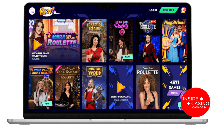 live casino games at mr pacho