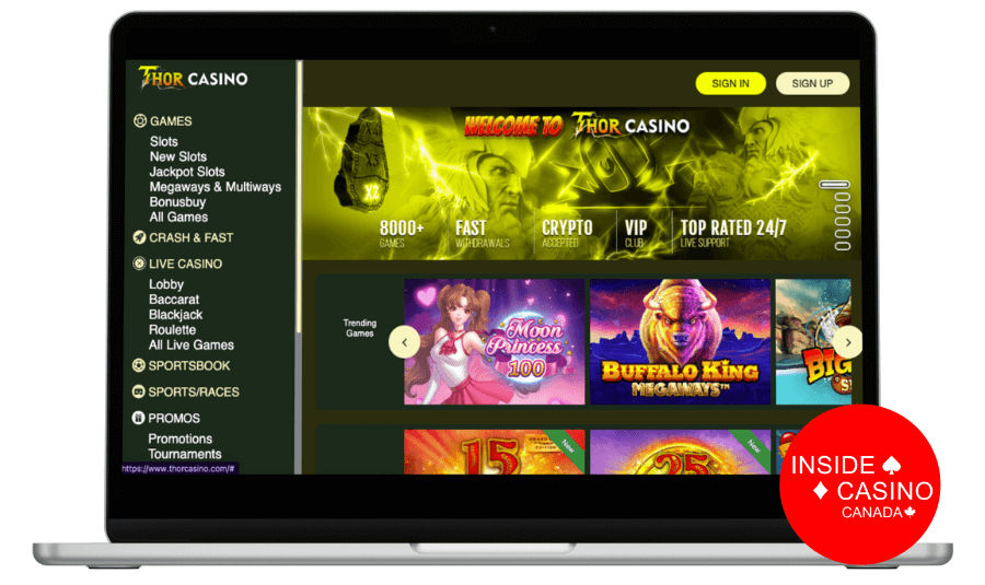 thor casino website canada