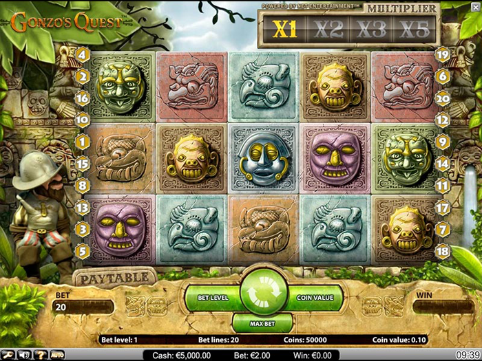 What is a Random Number Generator? A Guide to RNG 1 Gonzo's quest slot game reels view ca