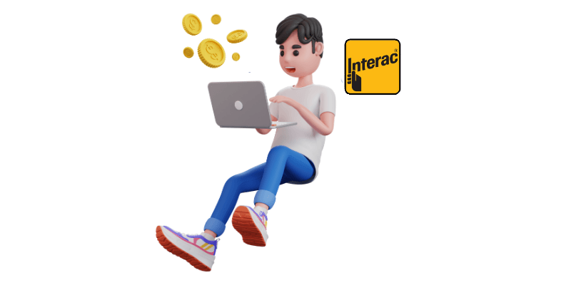 Making a deposit with interac