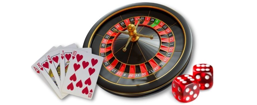 Cards, dice, and the roulette ball and wheel