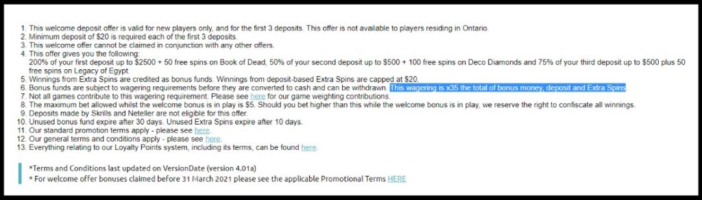 Bonus Wagering Guide for Casino Bonuses 2023 3 Bonus details to check out
