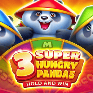 3 super hungry pandas