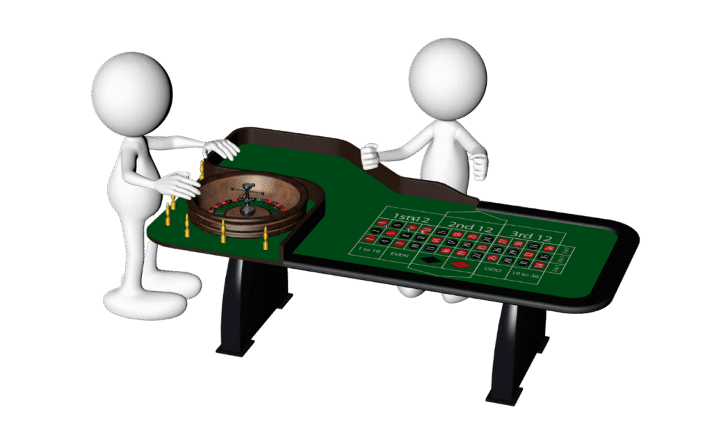 Playing roulette