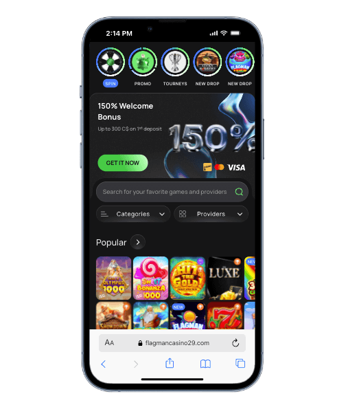Flagman casino mobile app