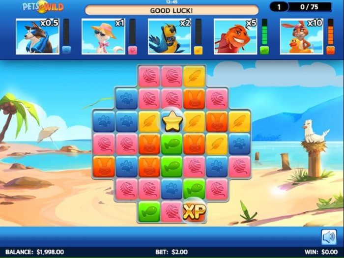 More details on pets go wild slot game