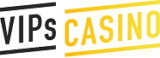 Vips Casino logo white background - 2