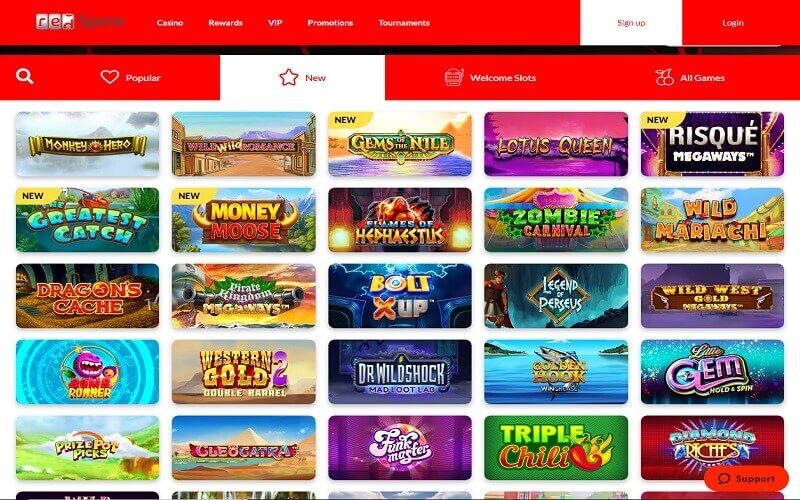 New slot games at Red Spins Canada
