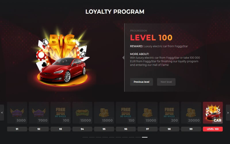 Loyalty Program at Foggy Star