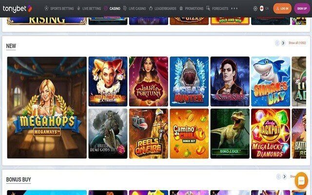 New games to play at Tonybet casino