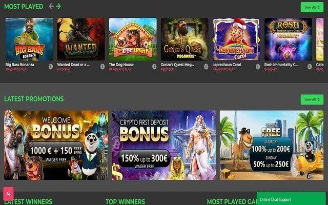 Top games and latest promotions at Fortune Panda casino