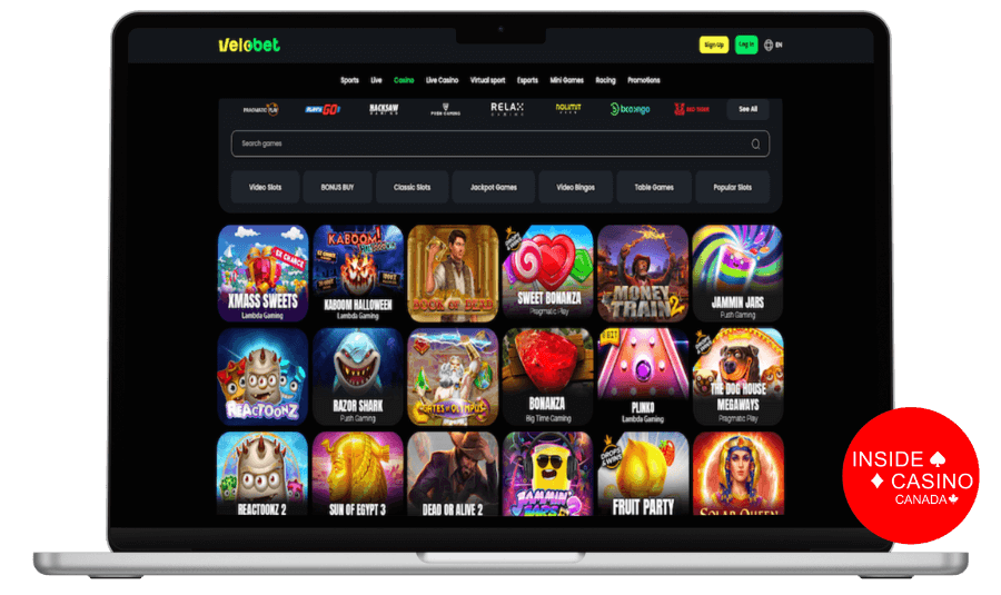 games at velobet casino