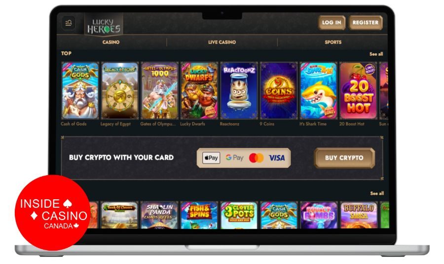 top games at llucky heroes casino