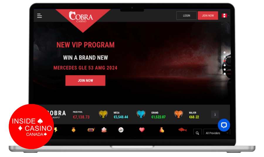 cobra casino homepage