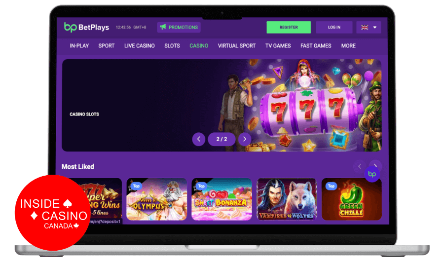 betplays casino game lobby at bet play