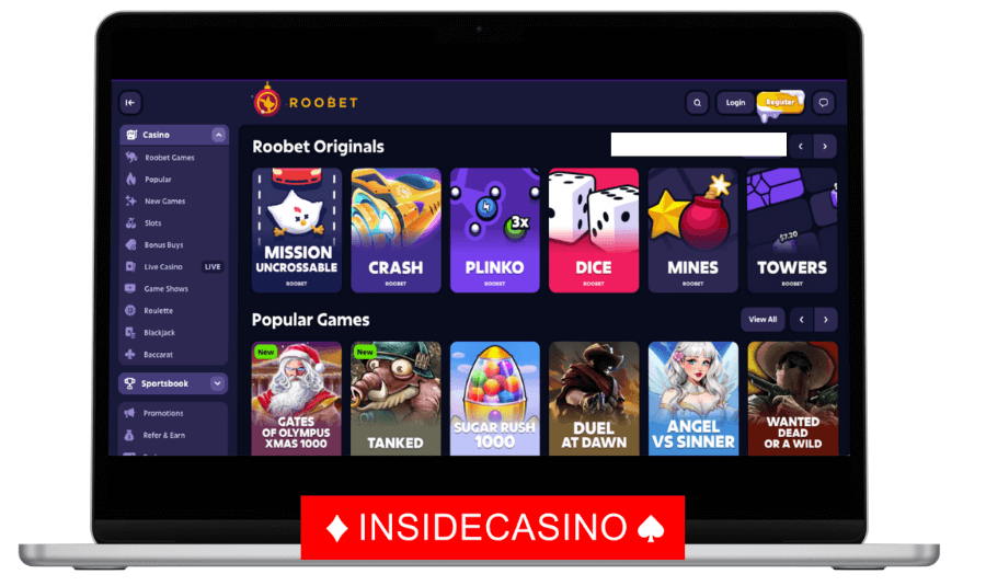 roobet canada exclusive games