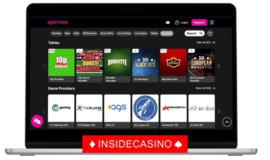 spinyoo game providers