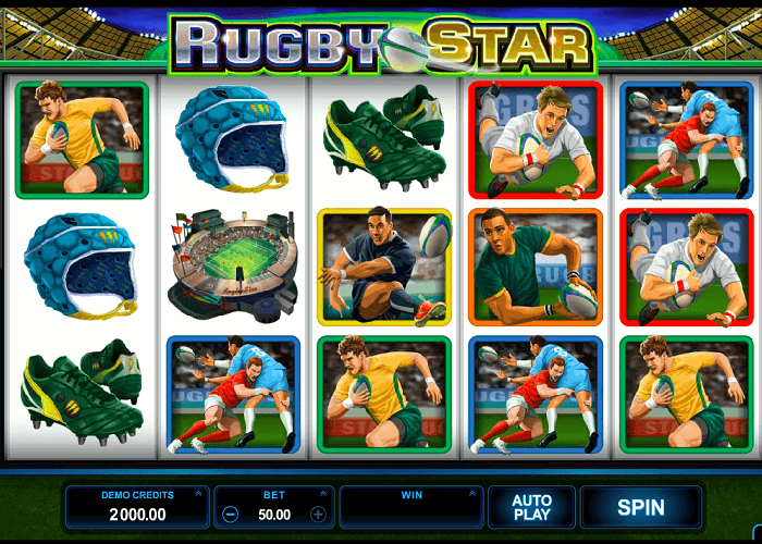 More details on rugby star slot game