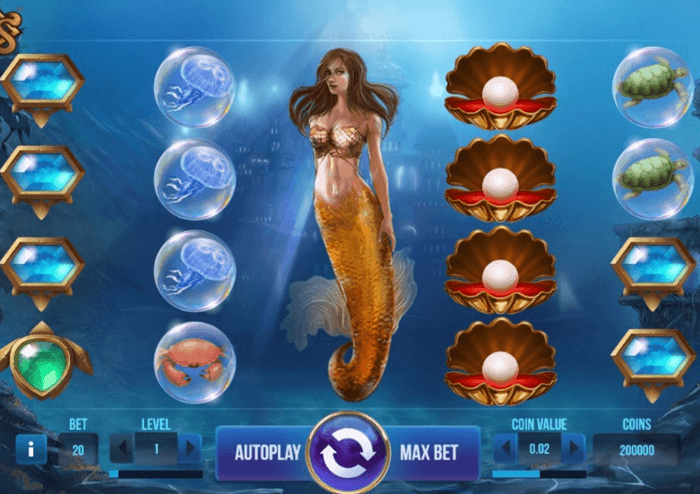 Secrets of atlantis slot game reels view ca