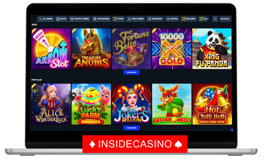 Trips Casino games