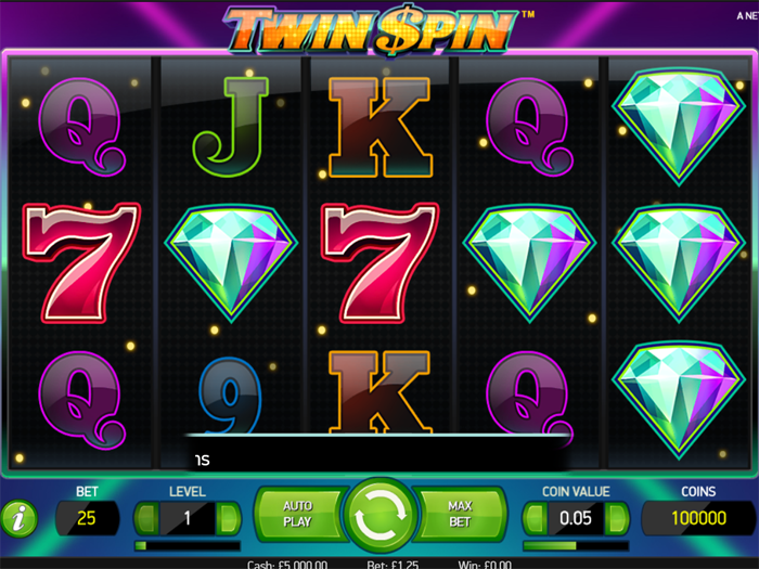 More details on twin spin slot game