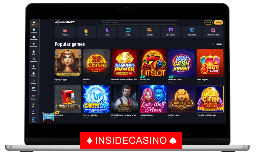 winshark games lobby