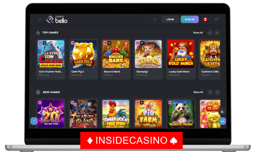 casino bello top games