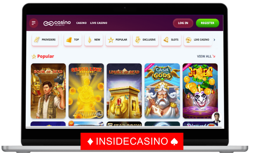 casino infinity popular slot games