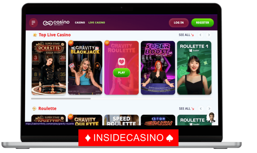 casino infinity top live casino