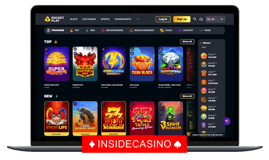rocketplay games