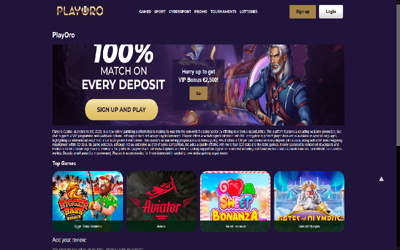 playoro casino