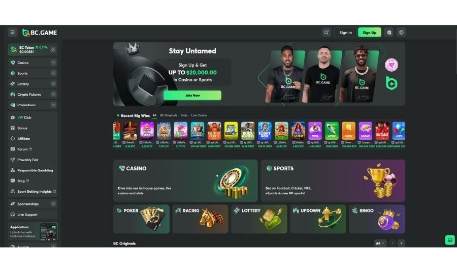 bc.game casino games