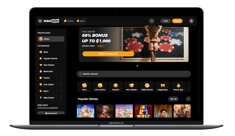 vegasnova casino canada