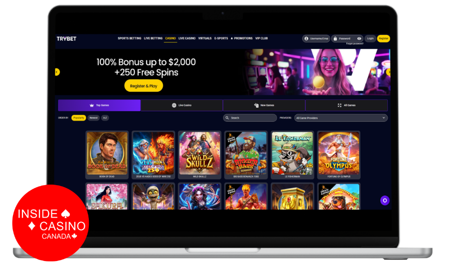 trybet casino lobby