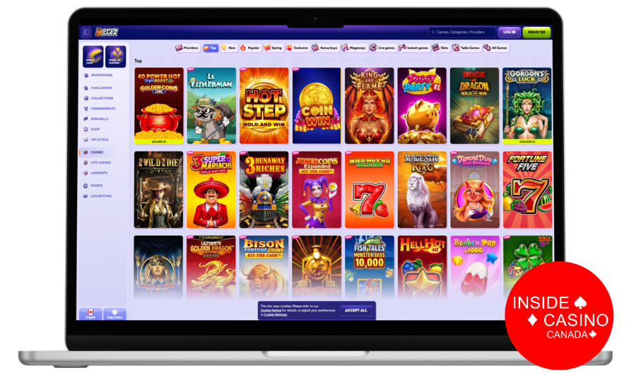 Spinbara Casino Top Games