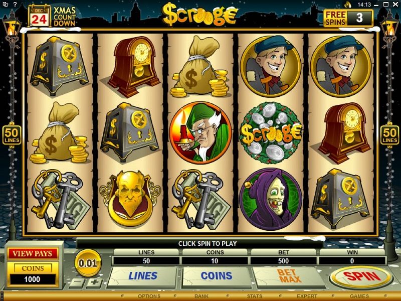 Scrooge slot game review microgaming reels view