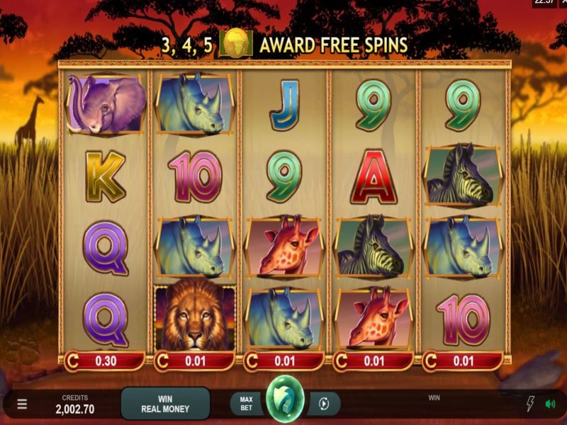 More details on african quest slot game
