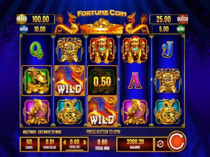 More details on fortune coin slot game