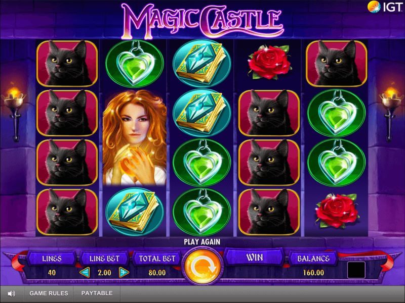 Magic castle slot by igt reels view ca