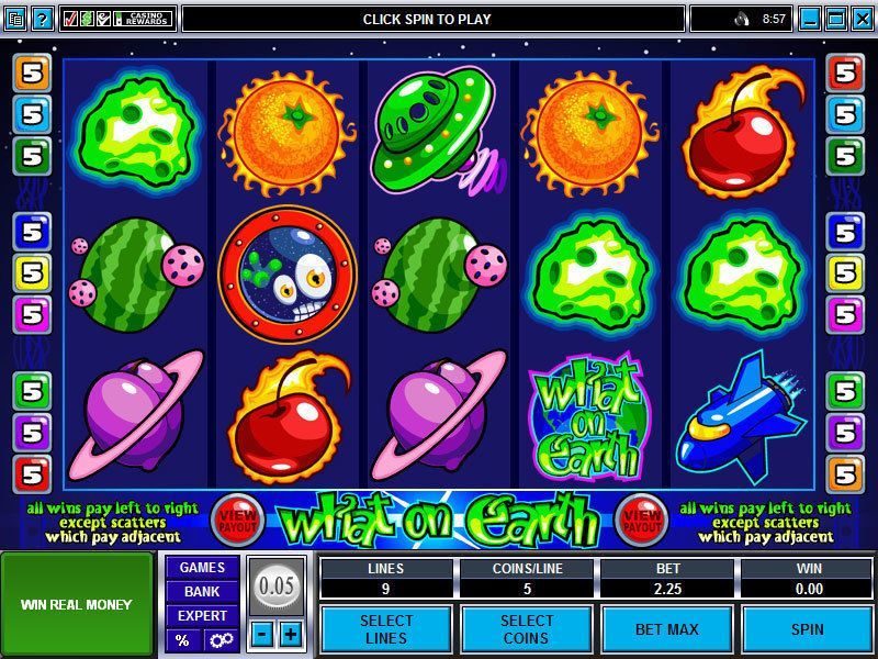 More details on what on earth slot game