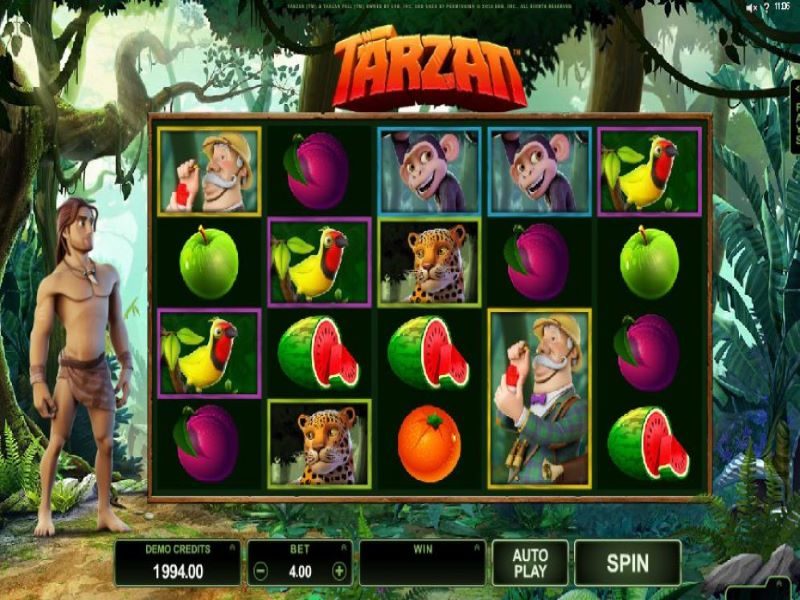 Tarzan slot review microgaming reels