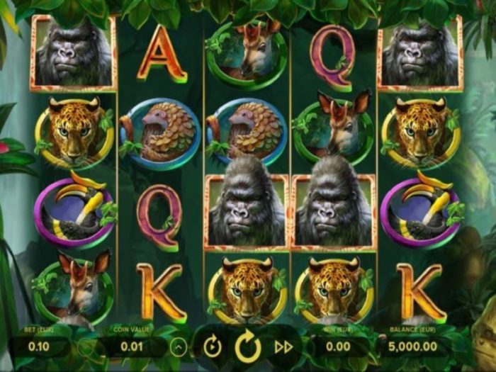Gorilla kingdom slot game by netent reels view ca