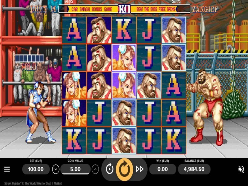 More Details on Street Fighter 2: The World Warrior Slot Game