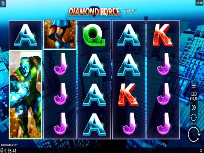 More details on diamond force slot game