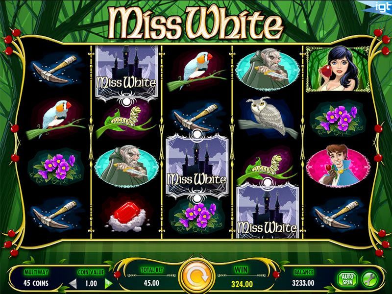 More details on miss white slot game