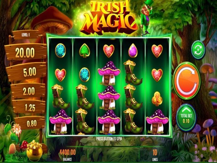 More details on irish magic slot game