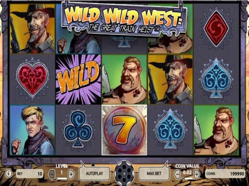Wild wild west slot game reels view ca