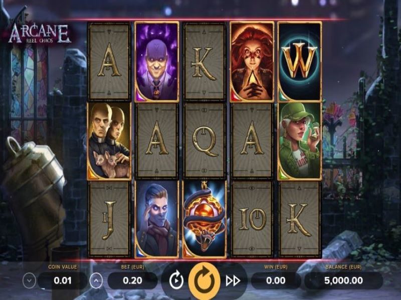 More details on arcane reel chaos slot game