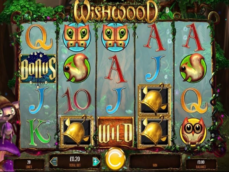 Wishwood slot game by igt reels view ca