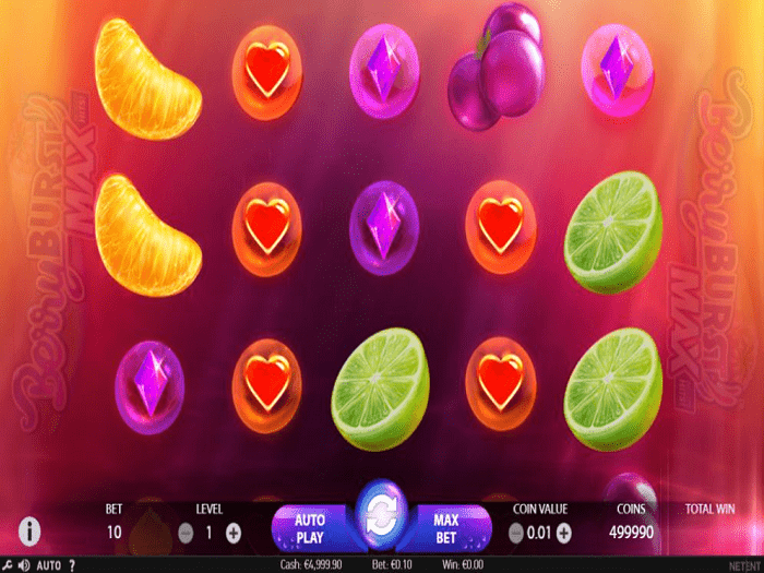 More details on berry burst max slot game